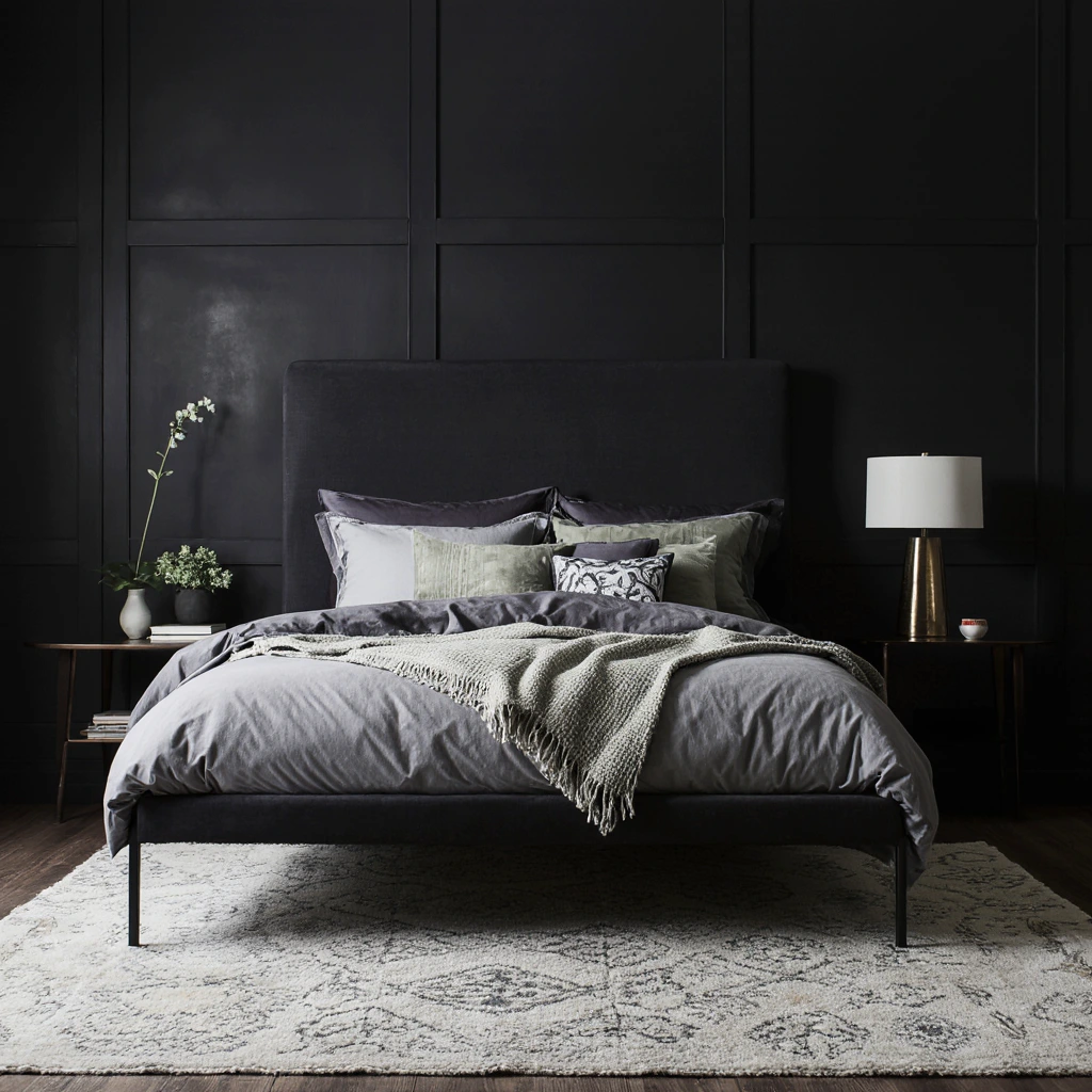30 Amazing Black Bedroom Design Ideas 