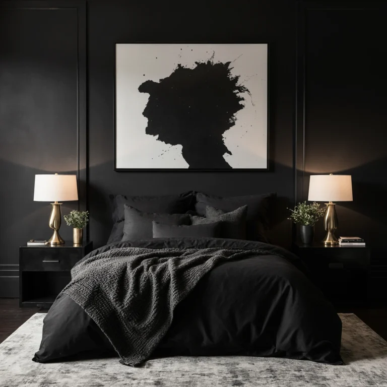 30 Amazing Black Bedroom Design Ideas