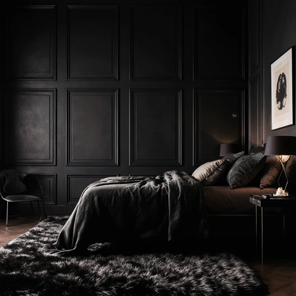 30 Amazing Black Bedroom Design Ideas
