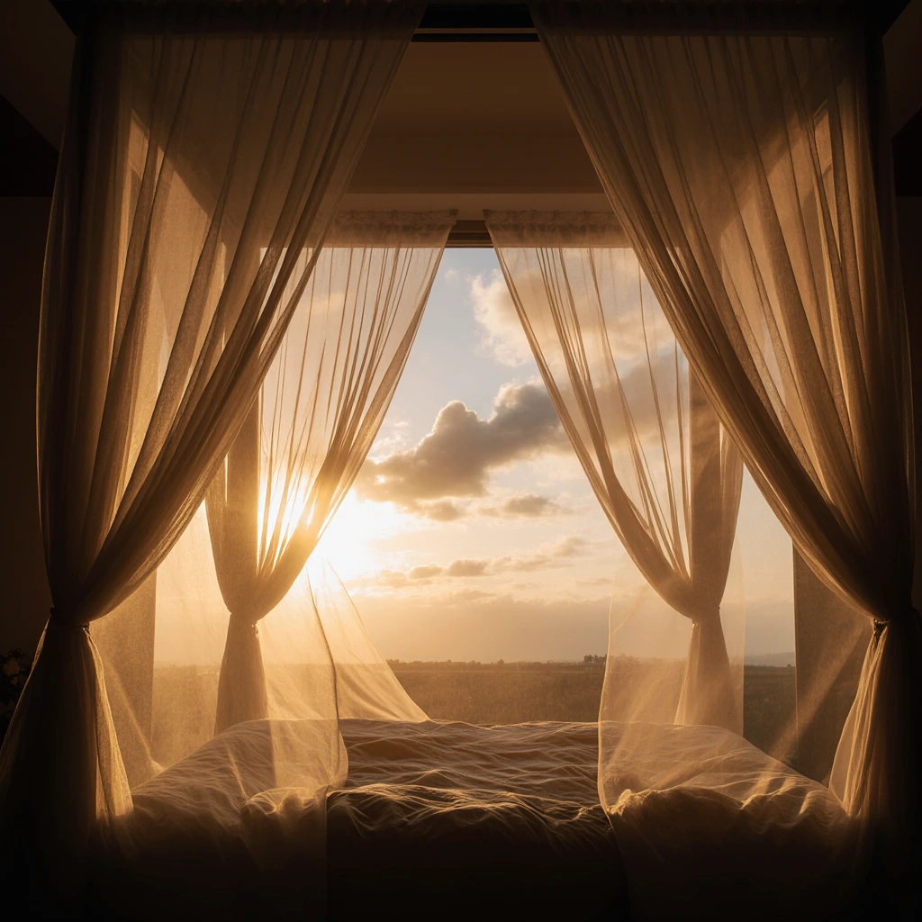 g the Perfect Sunset Decor Bedroom with a Canopy Bed