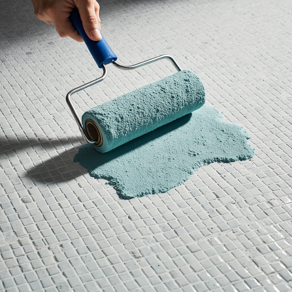 Painting Bathroom Tiles