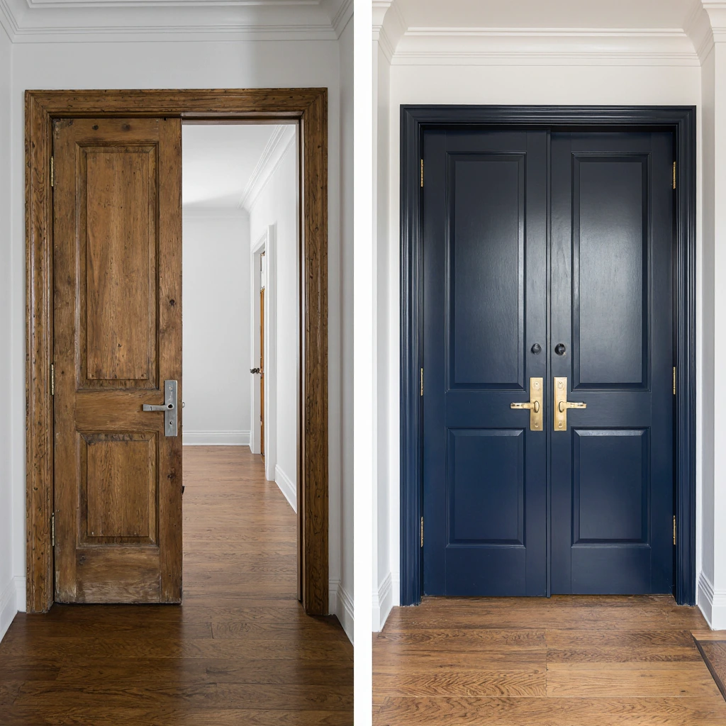 painting interior doors