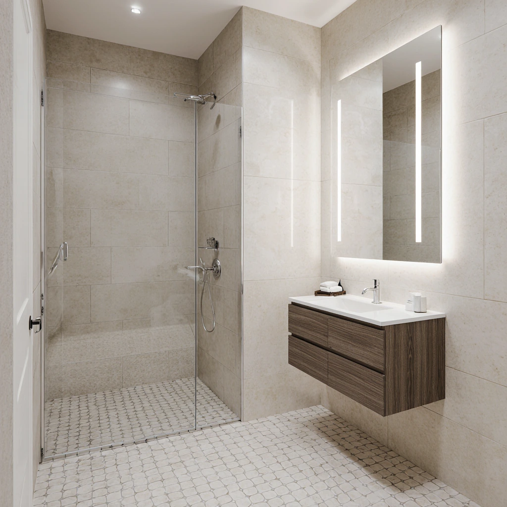 small bathroom size