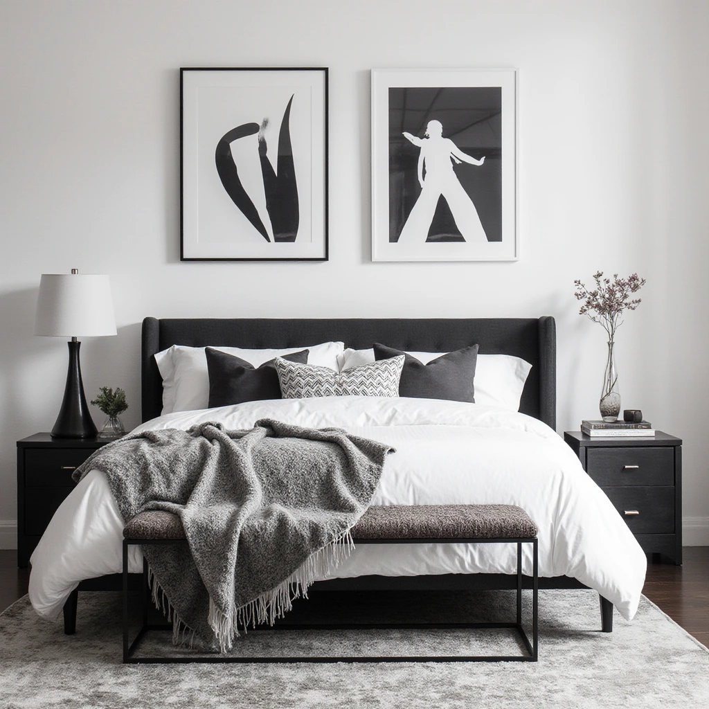 Black and White Bedroom Ideas: Transform Your Space with Timeless Elegance