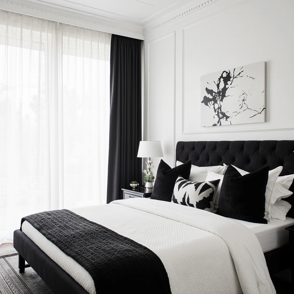 Black and White Bedroom Ideas: Transform Your Space with Timeless Elegance