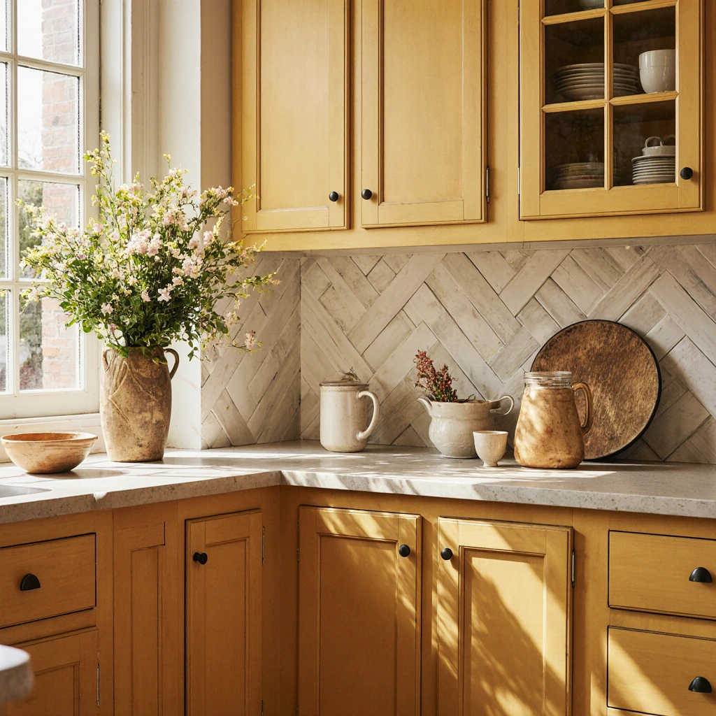 Martha Stewart Yellow Kitchen Decor