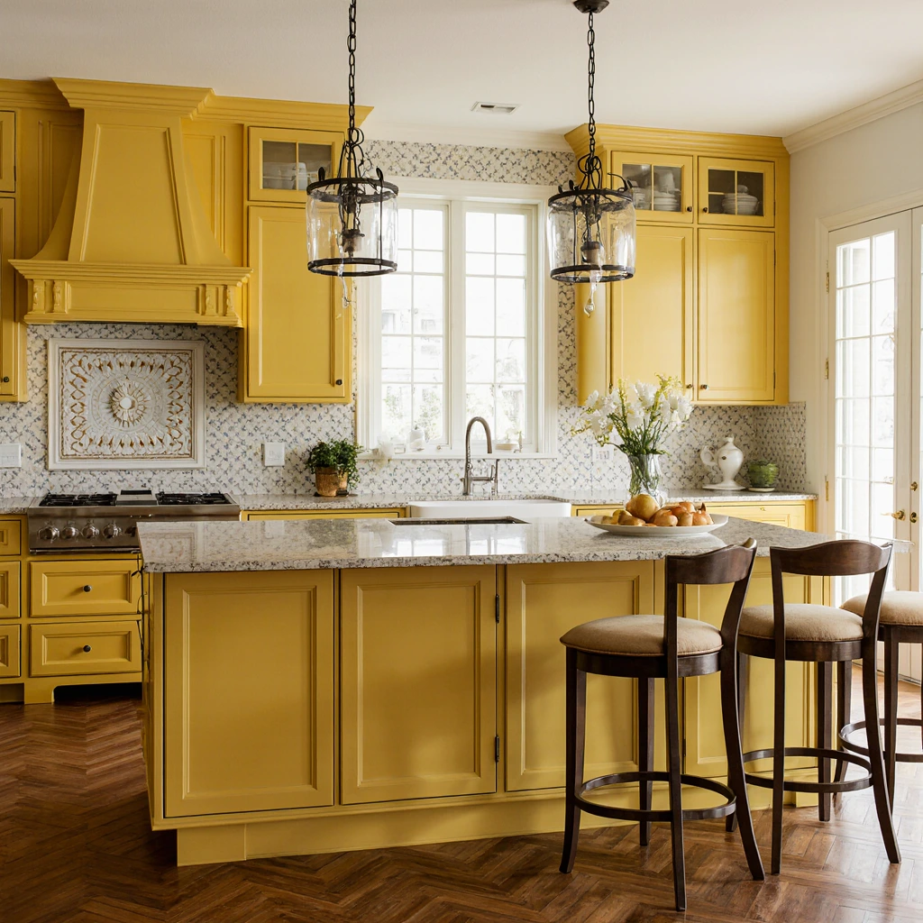 Martha Stewart Yellow Kitchen Decor