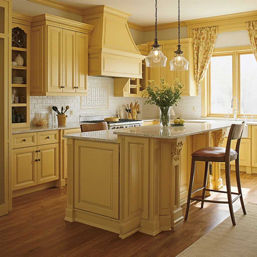 Martha Stewart Yellow Kitchen Decor