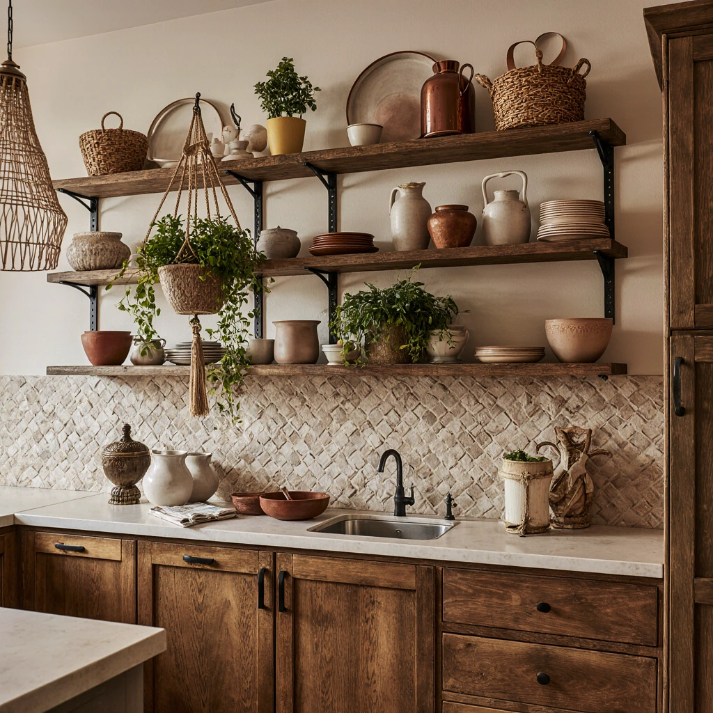 boho kitchen design