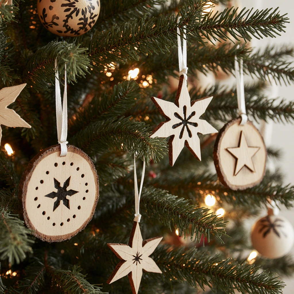 wooden ornaments DIY