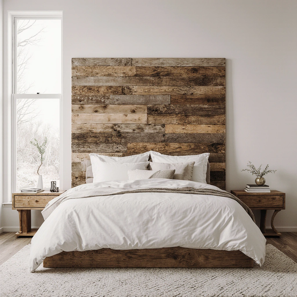DIY Wood Headboard