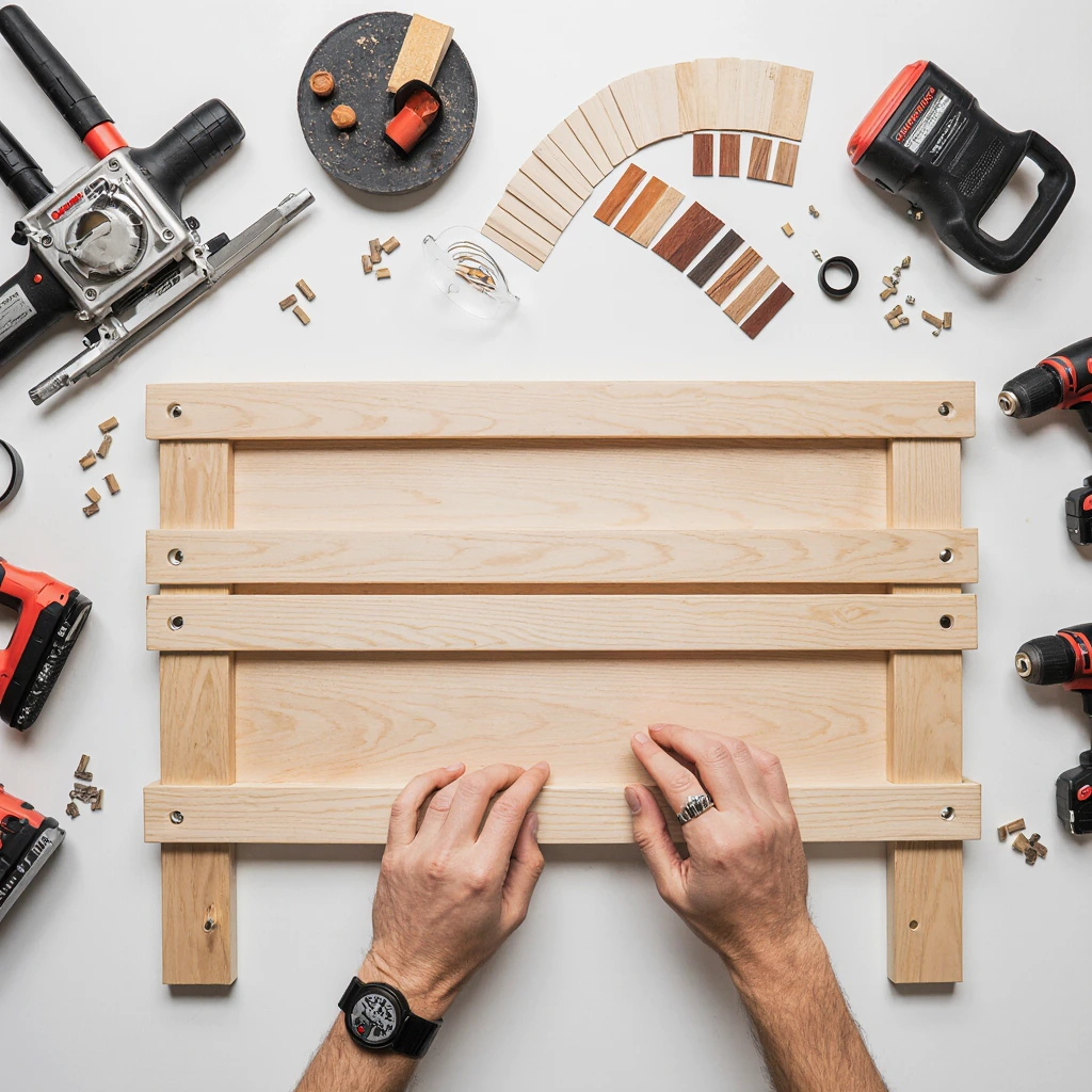 DIY Wood Headboard