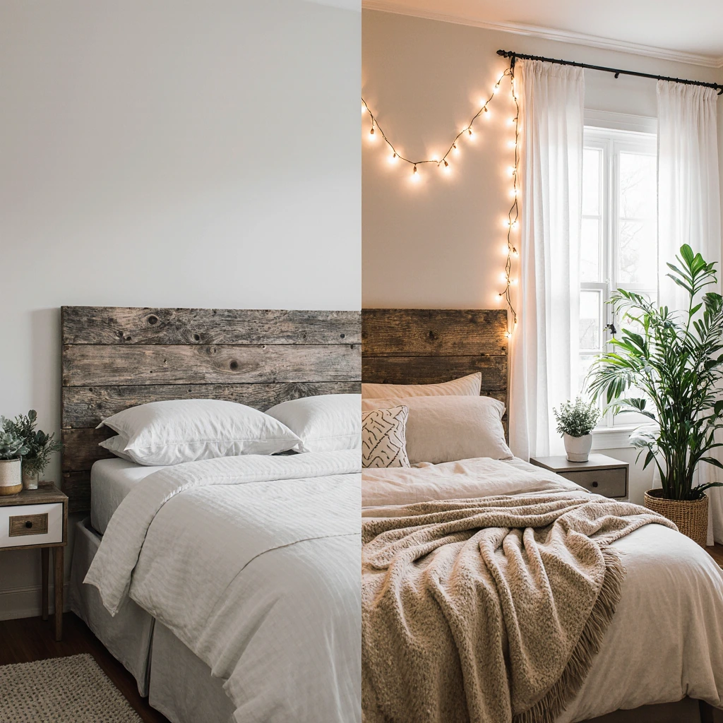 DIY Wood Headboard