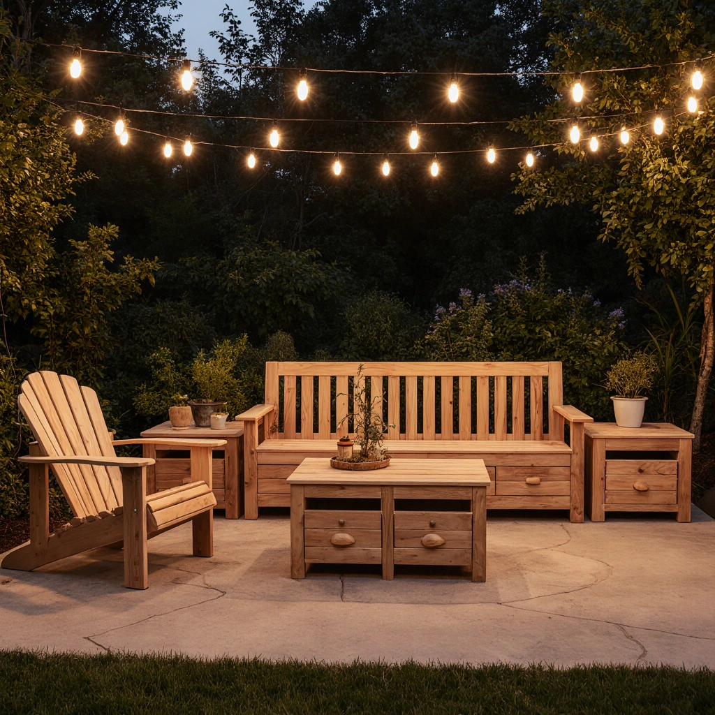 DIY outdoor furniture